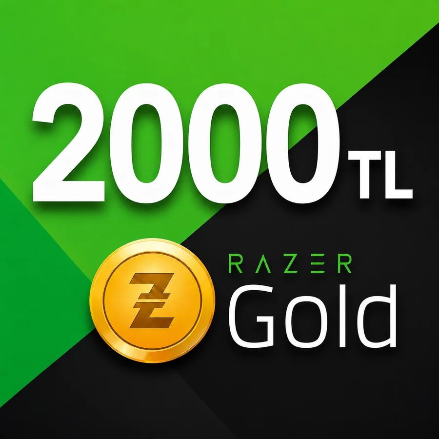 Razer Gold 2000 TL Satın Al ürün görseli