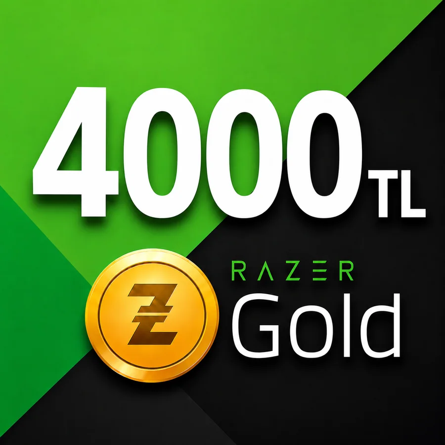 Razer Gold 4000 TL Satın Al ürün görseli