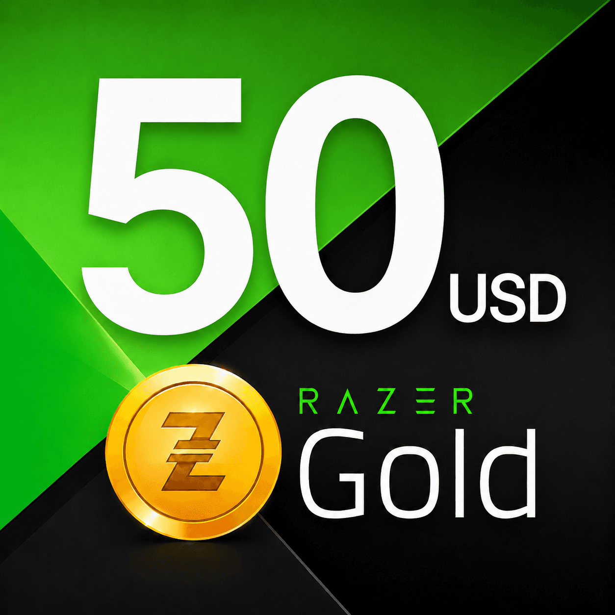 $50 Razer Gold USD PIN