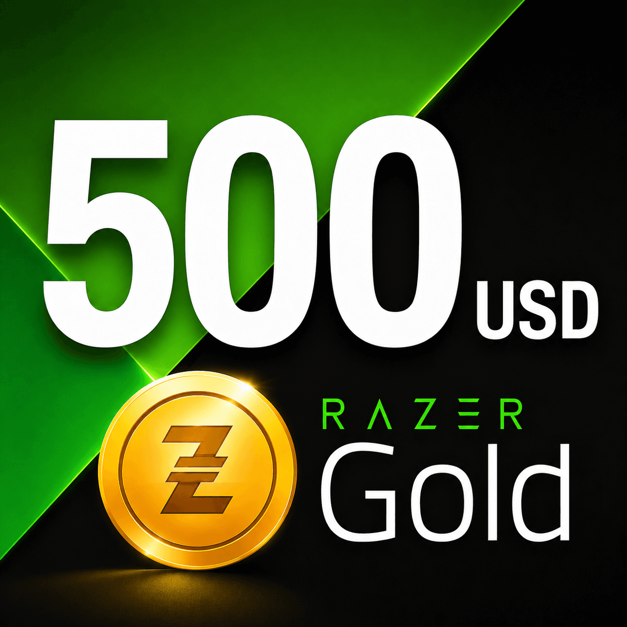 $500 Razer Gold USD PIN