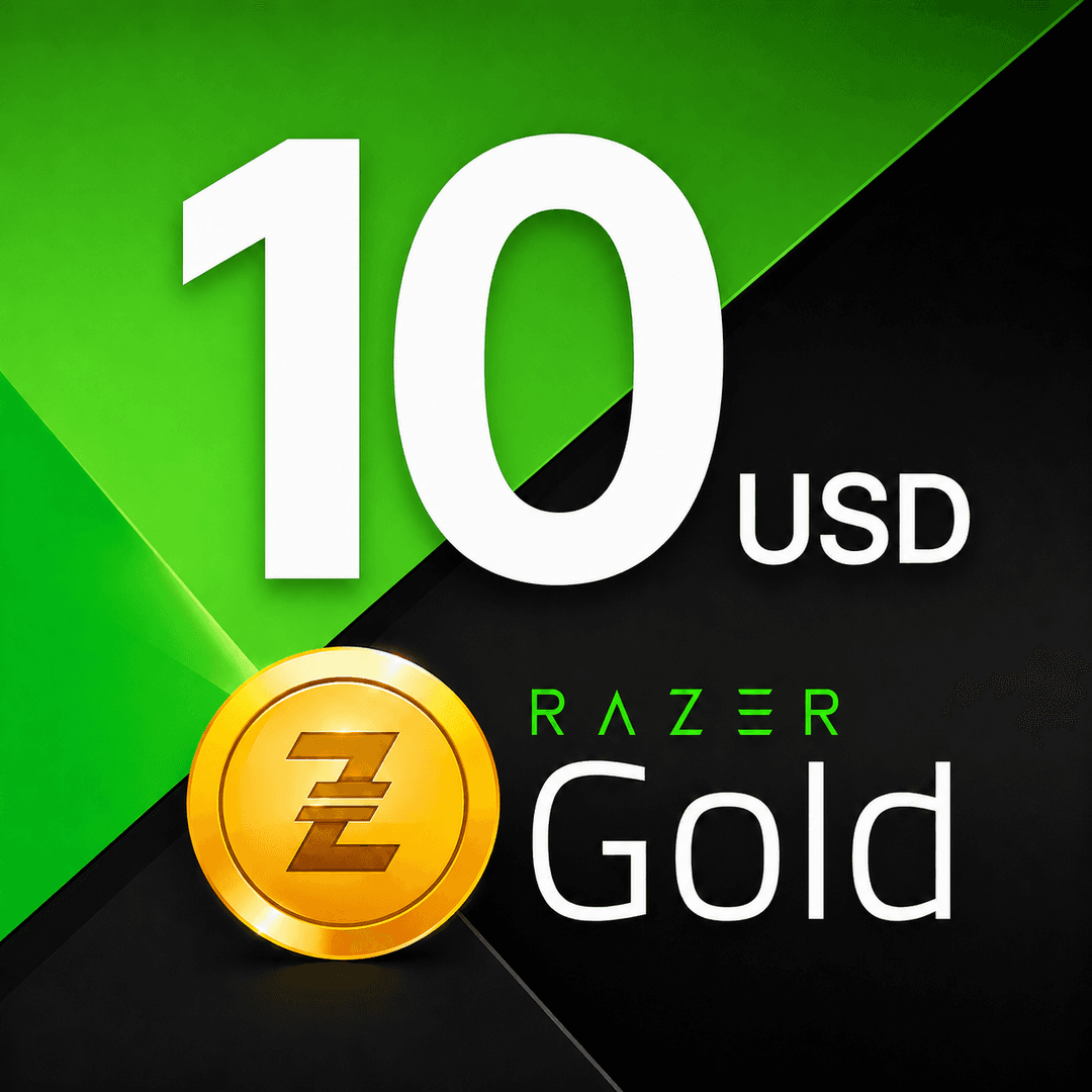 Razer Gold 10 USD Satın Al ürün görseli
