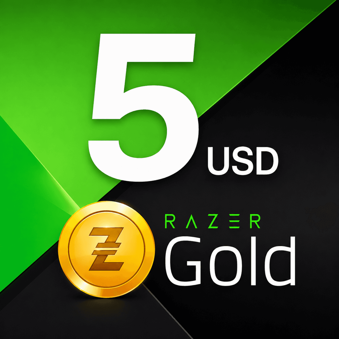 Razer Gold 5 USD Satın Al ürün görseli